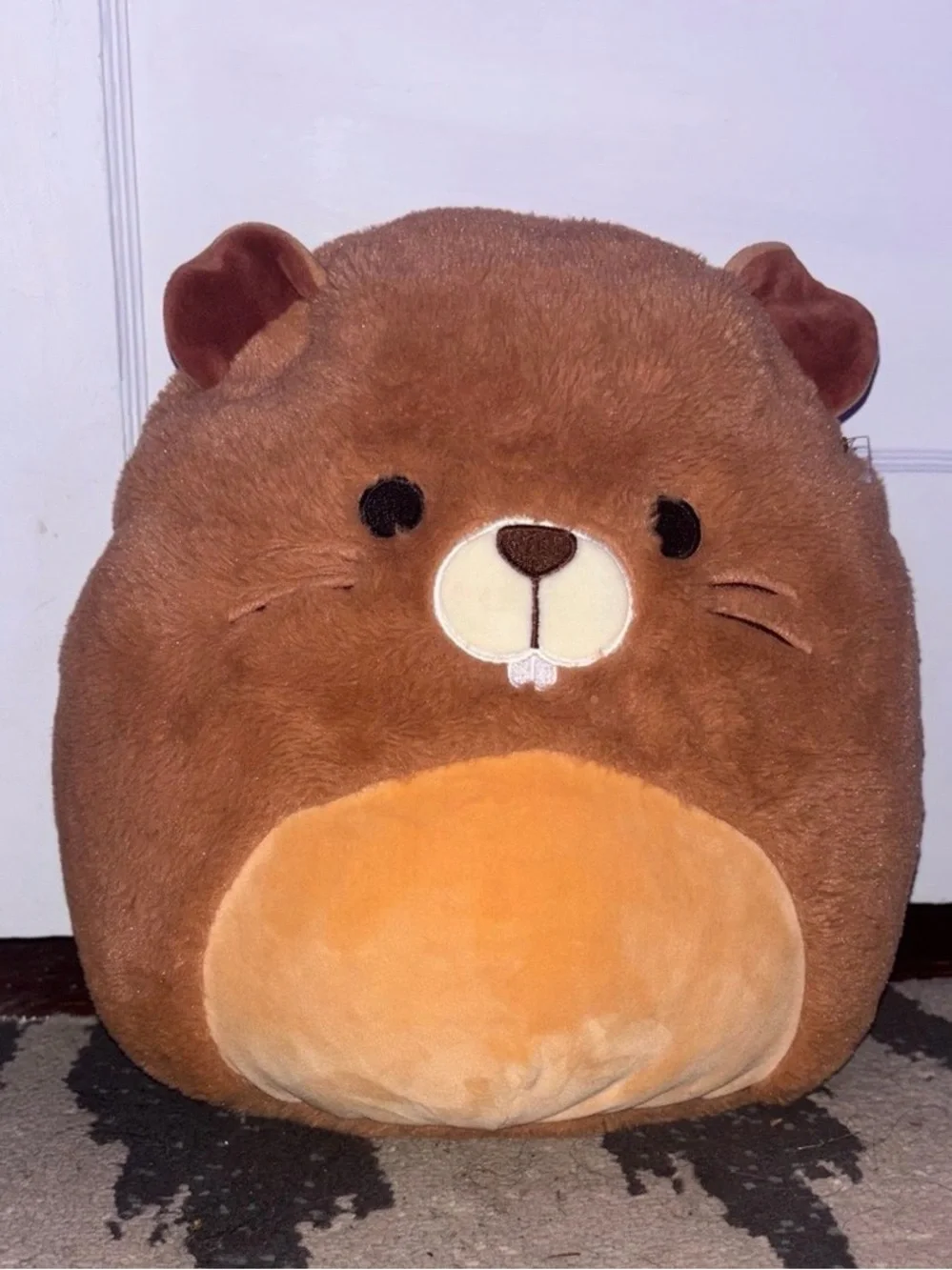 Brown Plush Hamster Pet Pillow - Soft Small Pets Plush